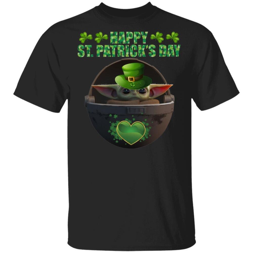 Happy St Patricks Day Baby Yoda The Child Shirt